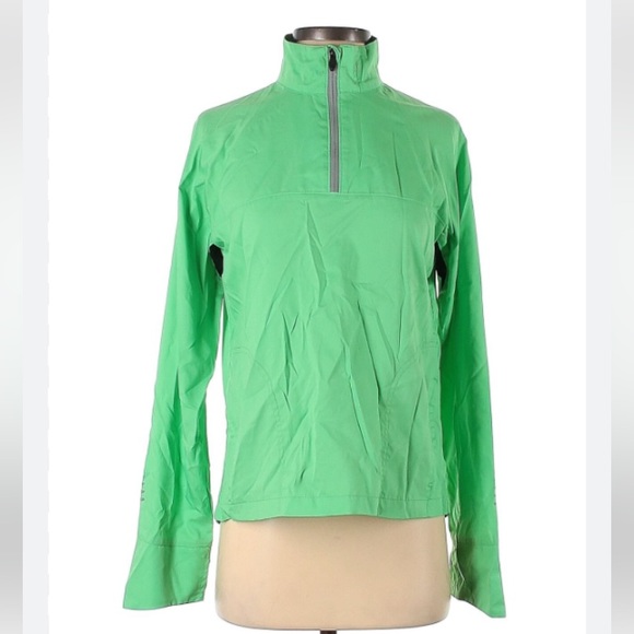 Danskin Jackets & Blazers - Danskin | Women's green quarter zip windbreaker pullover jacket. Size Large